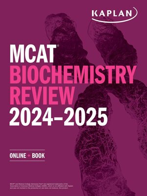 cover image of MCAT Biochemistry Review 2024-2025
